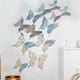 thumbnail image 3 of onlyliua Liquidación 12 Piezas de Pegatinas de Pared Huecas de Metal Texturado., 3 of 6
