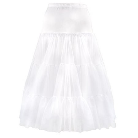 Candyland Petticoat Skirt for Girls - Underskirt and Kids White Half ...
