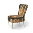 thumbnail image 3 of Designart "Designs from the Future II" White Industrial Upholstered Accent Chair - Traditional Arm Chair For Living Room, 3 of 7