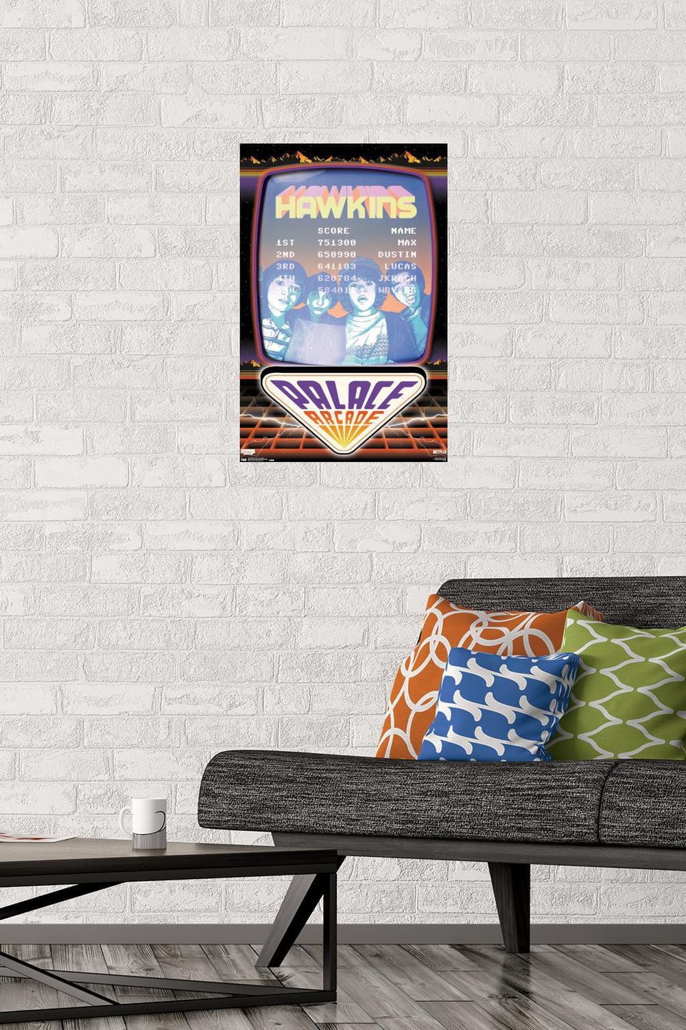 Netflix Stranger Things: Season 2 - Palace Arcade Wall Poster, 22.375" x 34"