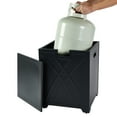 thumbnail image 5 of BAIDE HOME Propane Tank Cover, Square Propane Tank Holder Hideaway for 20 lb Propane Tank, Propane Tank Cover Table for Gas Fire Pits, Carbon Gray, 5 of 7