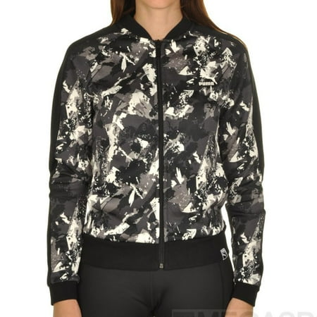 Puma Classics All Over Print Archive T7 Women's Track Jacket Black 573571-01