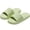 Light Green, variant on Pillow Slippers for Women and Men, Pillow Slides for Women and Men,Cloud Bathroom Sandals, Comfort, Lightweight, Thick Sole, Non-, Easy to Clean