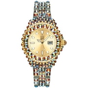 Light Time Mod. Mediterraneo - Full Strass / Gold