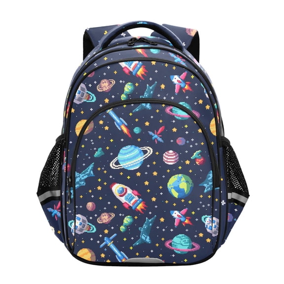 ALAZA Space Stars Planet School Backpack Elementary Bag Bookbag Travel Rucksack