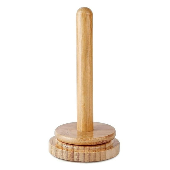 ROCKROK Wood Spinning Yarn and Thread Holder, Natural Wood Yarn Dispenser
