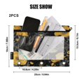 thumbnail image 5 of 2 Pack Flip Folders with Clear PVC Window Binder Pouches 3-Ring Binder Organizer for Office & Home Mystical Moth Pattern, 5 of 6
