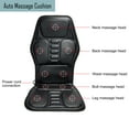 thumbnail image 2 of Seat Massager for Vehicle with Heat Neck & Back Vibration Massager Full Body Massager Car Seat Massager 9 Intensity for Car Home Office Use, 2 of 5