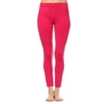 thumbnail image 5 of White Mark Women's Solid Leggings, 5 of 11