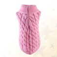 thumbnail image 3 of EeaseMX Suéter fino, disfraz de moda para mascotas, ropa de punto, suministros para cachorros de perro (rosa, talla M), 3 of 7