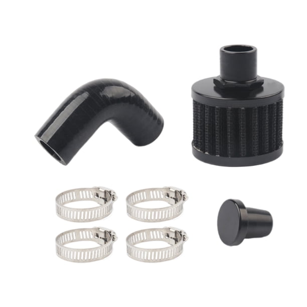 de ventilación del cárter del cigüeñal Piezas de plástico para vehículos Accesorios Suministros de automóvil Negro, Kit