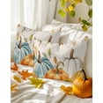 thumbnail image 3 of Decorative Throw Pillow Covers 12x20 Inch Set of 2 Pumpkin Harvest Fall Decor Pillow Cases for Couch, Sunflower Beige Cushion Case for Living Room Bedroom Bed Car Chair, 3 of 9