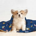 thumbnail image 4 of Pofeuu Space Print Puppy Blanket,Dog Blankets,Pet Blanket Cozy Cat Blankets for Indoor Cats, Fuzzy Pet Blanket for Kitten Doggy Dog Blankets-, 4 of 8