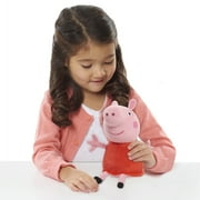 Just Play Peppa Pig 8-inch Bean Plush Peppa Pig, Super Soft & Cuddly Small Plush Stuffed Animal, Preschool Ages 2 up