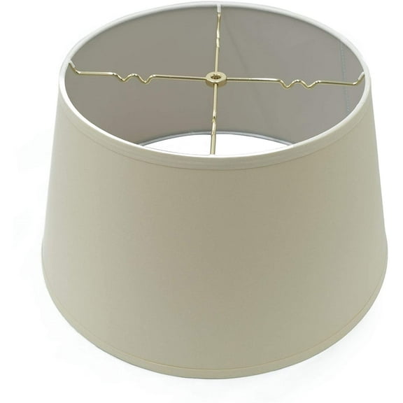 Eggshell Silk 19 Inch Barrel Drum Floor Lampshade Replacement