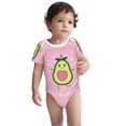 thumbnail image 3 of Balery Cute Avocado Pattern Baby Climbing Clothes Infant Bodysuit Cute Infant Bodysuit Baby Romper-18 Months, 3 of 7