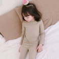 thumbnail image 5 of Beautyzll Toddler Baby Girls Long Sleeve Shirts 1-10T Kids Soft Basic Cotton T-Shirts Top Solid Color Layering Tees, 5 of 8
