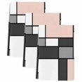 thumbnail image 2 of Modern Geometric Pink Black Kitchen Towels Set of 3, Abstract Minimalist Color Blocks Absorbent Dish Towels for Kitchen, Microfiber Hand Towel, Quick Drying Tea Towel for Cleaning Dishcloths, 2 of 7