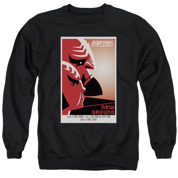 Star Trek Tng Season 5 Episode 10 Adult Crewneck Sweatshirt Black