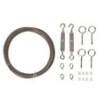 thumbnail image 1 of Wire Rope Kit, Rustproof Waterproof Strings Light Hanging Kit Easy Installation PVC Coating  For Tent For Garden, 1 of 8