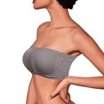 thumbnail image 1 of Strapless Bras Graceful Multicolor Hand Wash Formfitting Easy Matching Basic Style for Wireless Bra Off Shoulder Clothes Party Light grey, 1 of 5