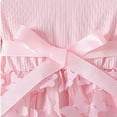 thumbnail image 6 of XXWXYD Baby Girls Ruffle Casual Dress Plain A-Line Skirt Toddler Holiday Birthday Part𝗒 Outfit Easter Christmas Photo Dress, 6 of 9