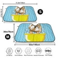 thumbnail image 3 of Balery Dog Takes A Bath In The Bathtub Windshield Sun Shade, Car Front Window Sunshade Cover ,Automotive Interior Portected Blocks Uv Rays For Car Pickup Truck Suv Accessories- Small, 3 of 7