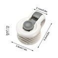 thumbnail image 3 of Dvkptbk Quilt Buckle and Practical Quilt Buckle Quilt Sheet Fixing Clip Does Not Hurt Quilt Quilt 6 Packs Quilt Buckle, 3 of 8