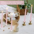 thumbnail image 4 of Velas cónicas sin llama Handepo Realistic, 28 cm, 48 unidades, color rosa, 4 of 7