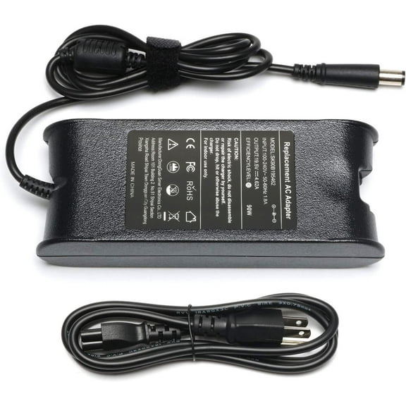 90W 19.5V 4.62A AC Charger Compatible with Dell Inspiron 17R N7110 N5110 1720 1537 Latitude E6410 E4310 3450 E6510 XPS M1330 M1530,Connector Size: 7.4 X 5.0mm