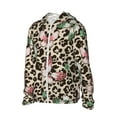 thumbnail image 2 of Gaeub Leopard Dots Men's and Women's UPF 50+ Long-Sleeved Sun Protection Clothing, Fishing Shirt Long Sleeve Zip - X-Large, 2 of 9