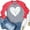 Gray, variant on Beopjesk Womens Casual Love Heart Shirts Long Sleeve Valentine's Day Tees Raglans Sleeve Graphic Tees Tops