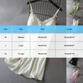 thumbnail image 3 of Taqqpue Lingerie for Women Casual Solid Color Soft V Neck Spaghetti Strap Pajama Dress Nightshirts Flowy Knee Length Sleeveless Strap Chemise Nightgowns Sleepwear with Built In Bra, 3 of 3