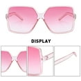 thumbnail image 3 of Fashion sunglasses, square sun protection frame, Pink, 3 of 5
