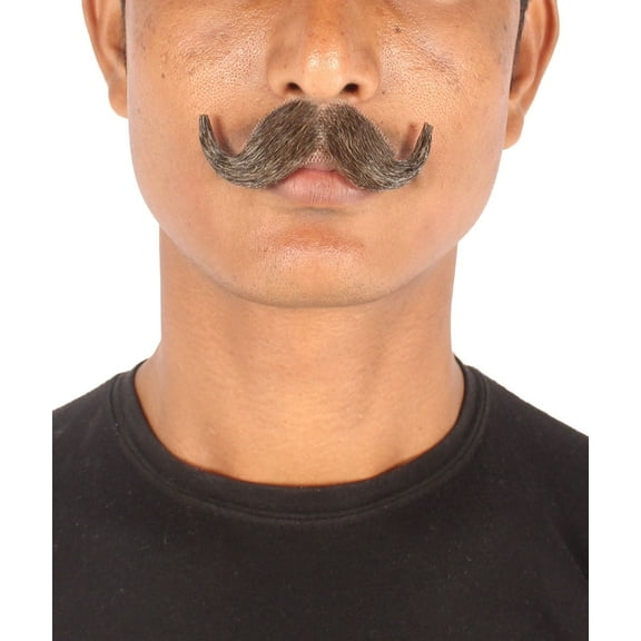 Men's Small Imperial Synthetic Hair Mustache | Multiple Color Options | HPO