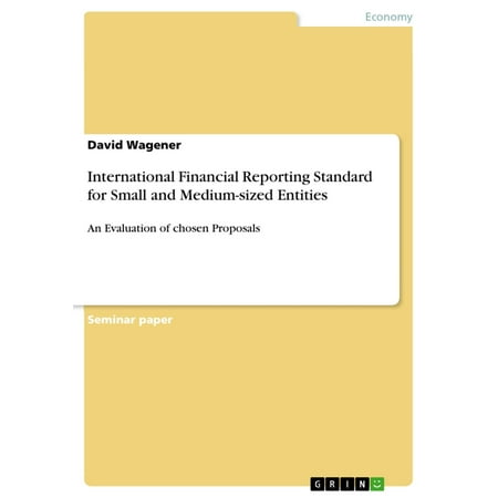 International Financial Reporting Standard for Small and Medium-sized Entities -