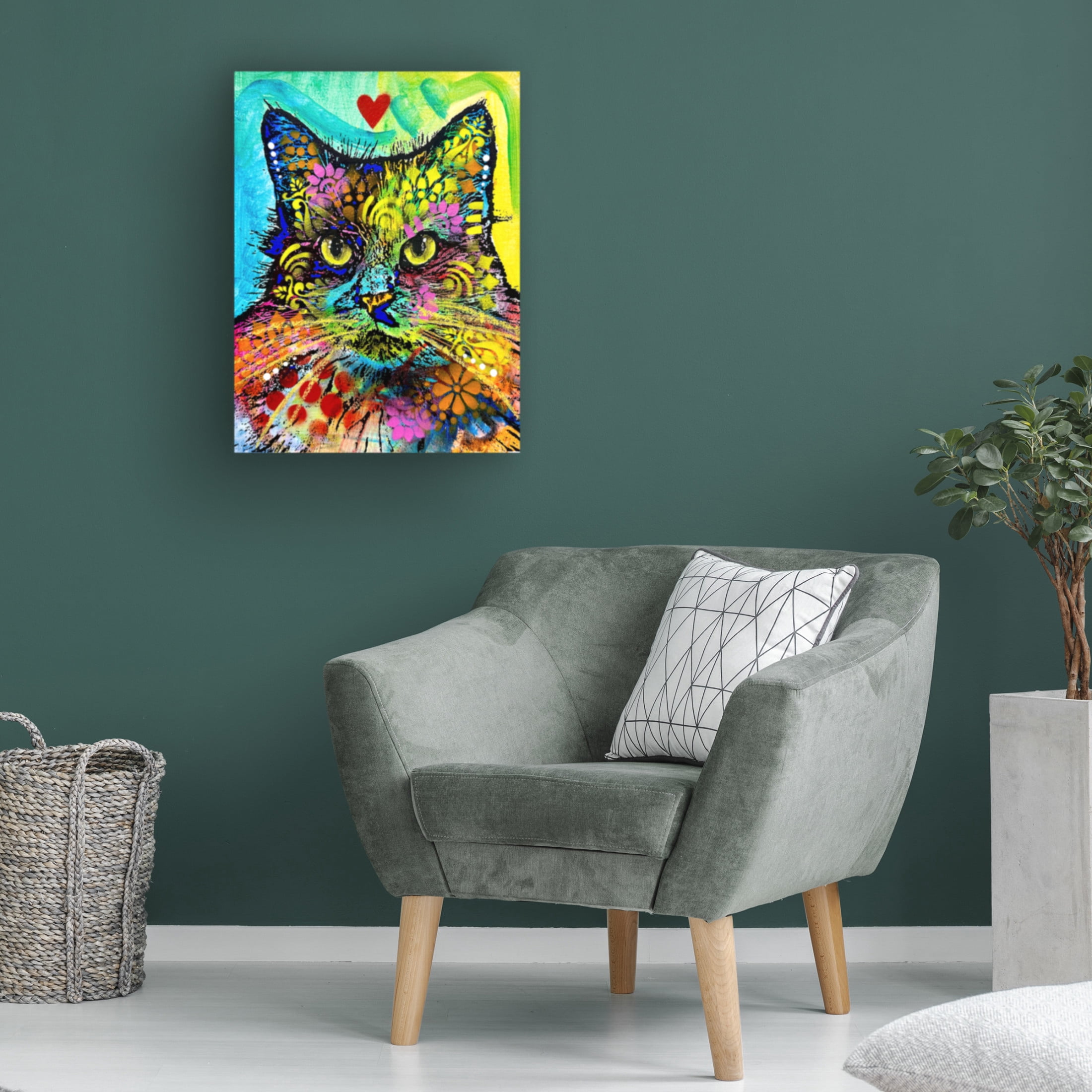 Canvas Wall Art - Dean Russo- Exclusive 'Burst' Wall Art for Living Room, Bedroom, or Office Décor by Trademark Fine Art - 18 x 24 Inches