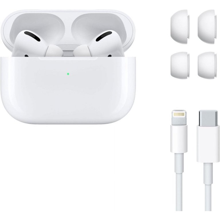 AirPods Pro ホワイト MWP22ZM/A 第一世代 Apple Airpods Pro MWP22ZM/A In-Ear Wireless Headphones As-Is