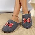 thumbnail image 3 of AzureSilk Womens House Slippers Cute Closed Toe Furry Slippers For Women Warm Plush Lined Slip On Household Slides Lightweight Soft Sole Stylish Indoor, 3 of 5