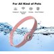 thumbnail image 4 of Airtag Dog Collar Holder Airtag Cat Collar con 1 película protectora HD Collares de perro de silicona suave de 9-19,5 pulgadas para Apple Airtag en gatos perros pequeños cachorros, 4 of 5
