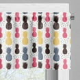 thumbnail image 3 of Ambesonne Tropical Window Valance, Pineapple, 54" X 12", Multicolor, 3 of 5