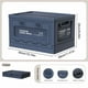 thumbnail image 2 of Caja de almacenamiento plegable para acampar con contenedor de almacenamiento con tapa para acampar al aire libre, oficina en casa, 2 of 7