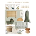 thumbnail image 2 of dinosaur wall decor, dinosaur art prints, dinosaur wall art, dinosaur nursery decor, Set of 3 UNFRAMED 11x14'', 2 of 6