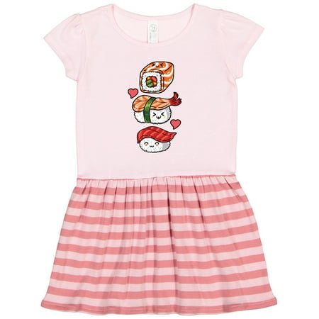 

Inktastic Cute Sushi Lover for Kids Gift Toddler Girl Dress