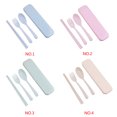 thumbnail image 1 of 3 In 1 Spoon Fork Chopsticks Set Organizer ;spoon fork chopsticks set Box Plastic Tableware Wheat Dissolvabitity Dinnerwear, 1 of 9