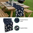thumbnail image 4 of Pink Cherry Blossoms Table Runner - 72 Inch Long, Kitchen Dining Table Runner Dresser Scarves, Japanese Crane Navy Blue Farmhouse Decor for Coffee Tables Wedding Party Banquet, 4 of 7