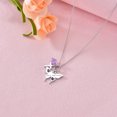 thumbnail image 4 of SOULMEET Daisy Necklace 925 Sterling Silver I Am a Daughter of God Jewelry for Women Baptism Communion Gifts for Birthday Gift, 4 of 7