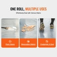 thumbnail image 7 of VEVOR Carpet Protection Film, 24" x 200' Floor and Surface Shield with Self Adhesive Backing & Easy Installation, Polyethylene Adhesive Car Mat Protector Roll for Construction & Renovation, 7 of 7