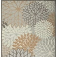 thumbnail image 3 of HomeRoots 9' X 12' Natural Floral Non Skid Indoor Outdoor Area Rug, 3 of 5