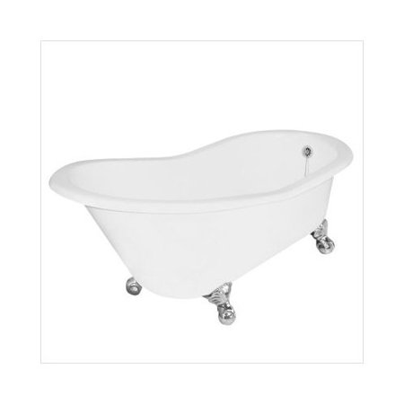 American Bath Factory Wintess Cast Iron Bath Tub With No Faucet